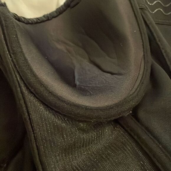 French Kiss Black Strapless Bustier Corset Womens Size Large Underwire Padded - Picture 5 of 13